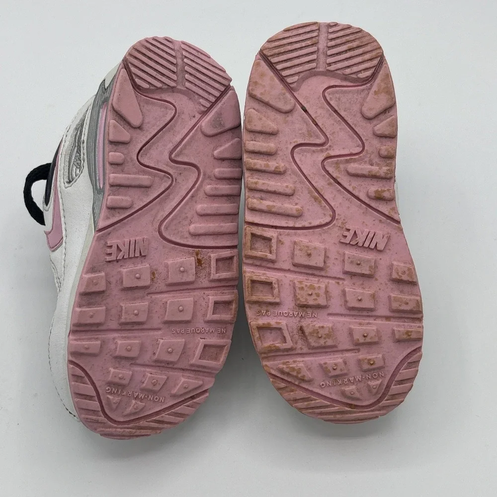 Nike Air Max 90 Triple Navy Pink‎ Toddler Sneakers 6c
